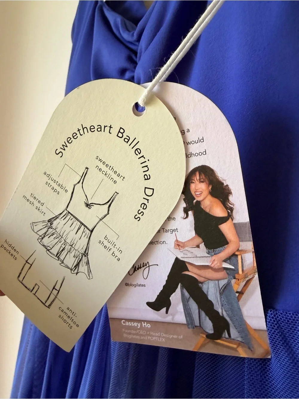 Blogilates Women Sweetheart Ballerina Dress - Picture 10 of 10